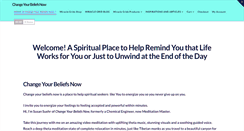 Desktop Screenshot of changeyourbeliefsnow.com